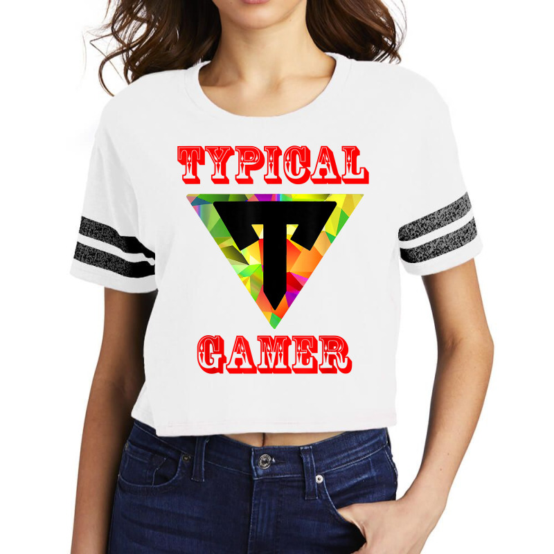 Gaming Tee For Gamer, Typicals Gamer Graphic, Typicals Gamer T Shirt Scorecard Crop Tee by hoasantiaz | Artistshot