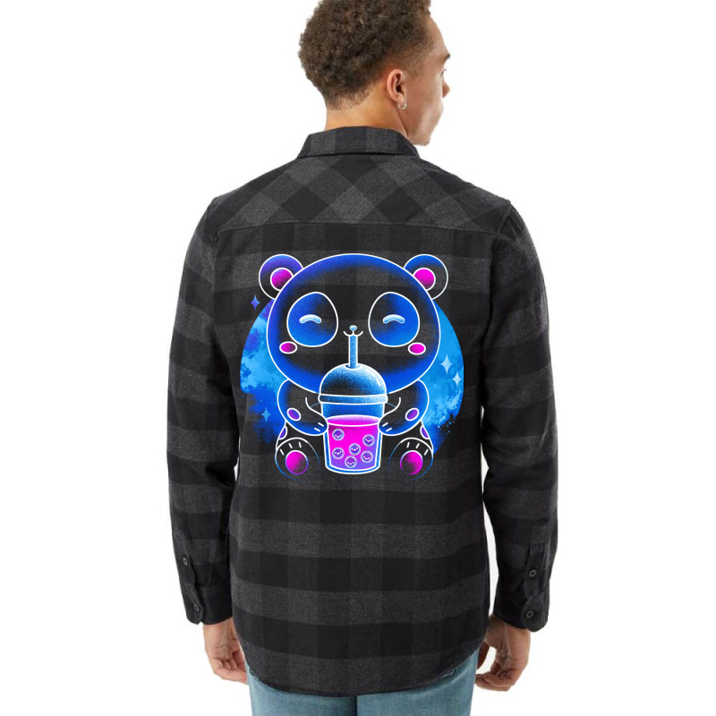 Soul Of The Bubble Tea Panda Flannel Shirt by roziercompe1 | Artistshot