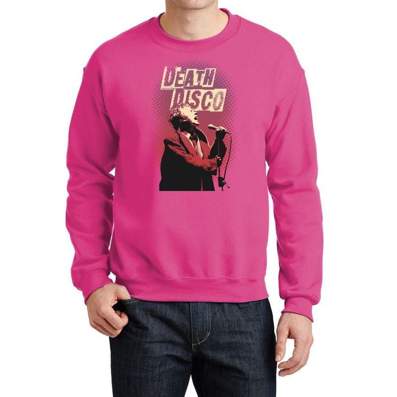 Death Disco Image Post Punk Crewneck Sweatshirt | Artistshot