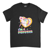 I'm A Popstar Happy Singing Unicorn Popstar Classic T-shirt | Artistshot