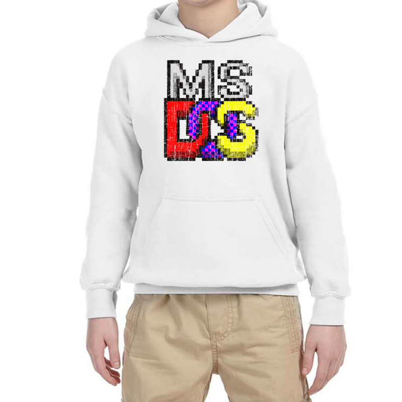 Ms, Dos Operating System Youth Hoodie by Blackbubbles | Artistshot