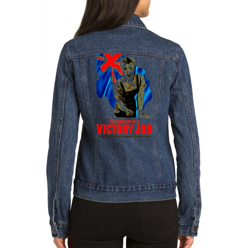 Australia War Propaganda Poster   Australian Ladies Denim Jacket by ramsiusutan | Artistshot