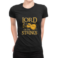 Lord Of The Strings Violin Ladies Fitted T-shirt | Artistshot