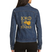 Lord Of The Strings Violin Ladies Denim Jacket | Artistshot