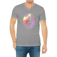 Soul Of The Electro Raven V-neck Tee | Artistshot