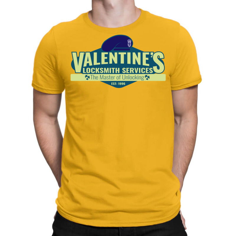 Valentine's Locksmith Services For The Master Of Unlocking T-shirt | Artistshot