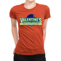 Valentine's Locksmith Services For The Master Of Unlocking Ladies Fitted T-shirt | Artistshot