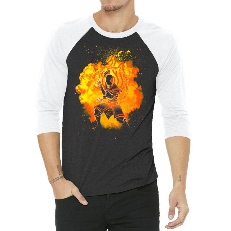 Soul Of The Firebender 3/4 Sleeve Shirt by roziercompe1 | Artistshot