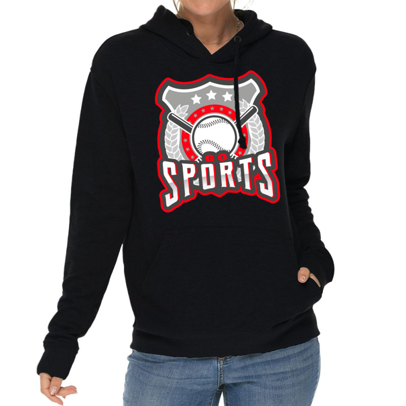 Go Sports   Baseball Fan Lightweight Hoodie by osetekodzot | Artistshot