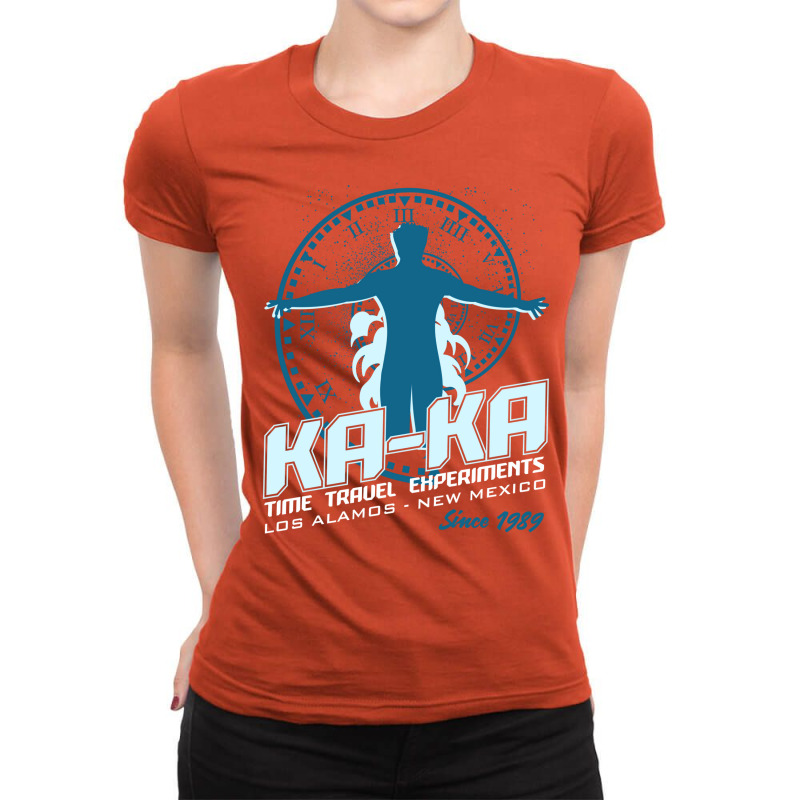 Ka Ka Time Travel Experiments Ladies Fitted T-Shirt by cherencandeoa | Artistshot