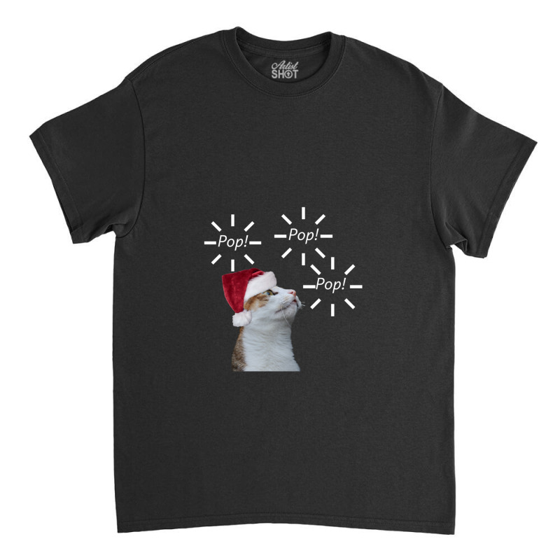 Pop Pop Pop Cat Classic T-shirt | Artistshot