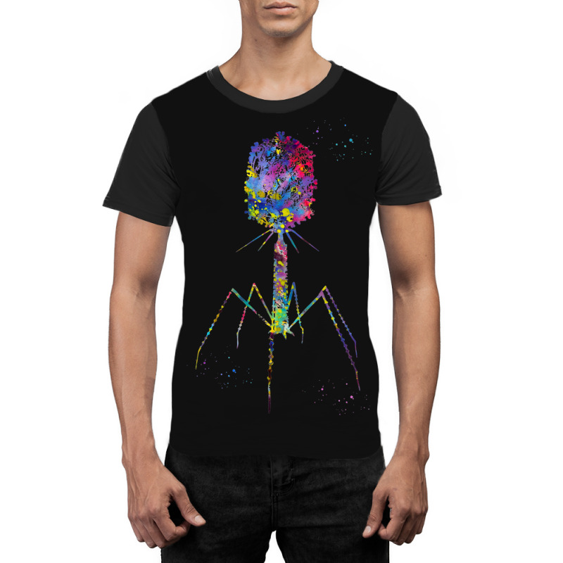 Bacteriophage Graphic T-shirt by CindyAlford | Artistshot