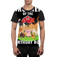 Brother Of The Birthday Boy Farm Animals Matching Farm Theme T Shirt Graphic T-shirt | Artistshot