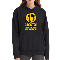 Hack The Planet Vintage Hoodie | Artistshot