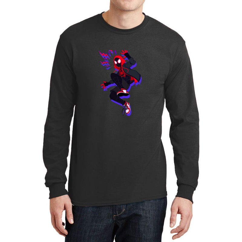 Miles Morales Spiderverse Long Sleeve Shirts by FlorencioVGonzales | Artistshot