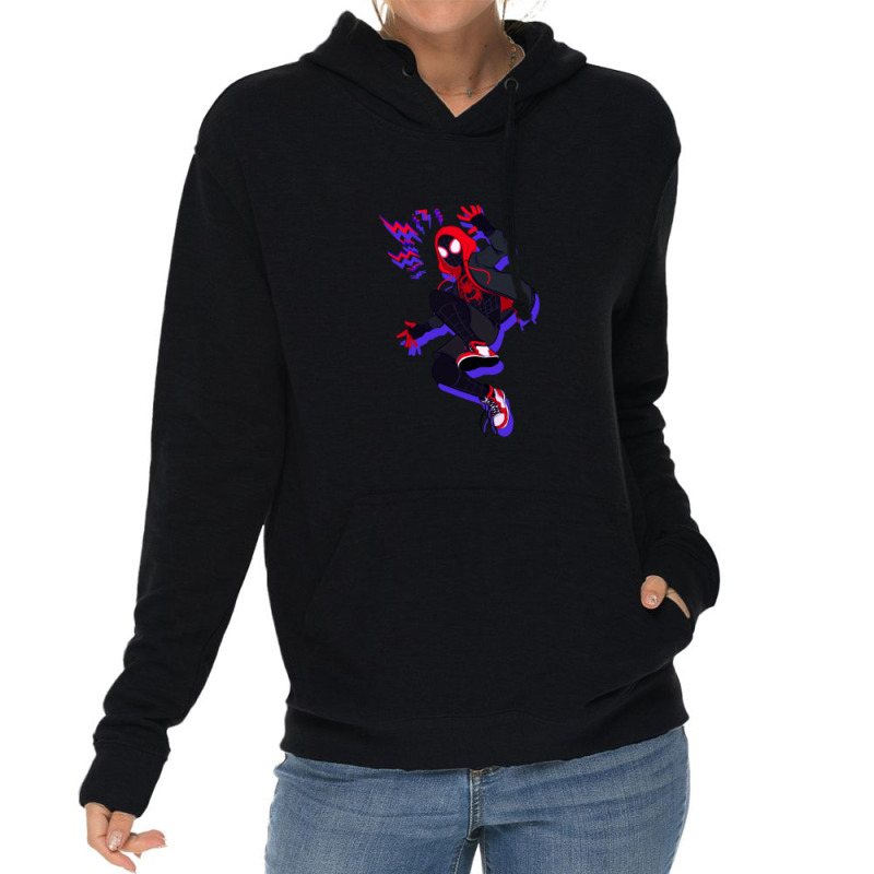 Miles Morales Spiderverse Lightweight Hoodie by FlorencioVGonzales | Artistshot