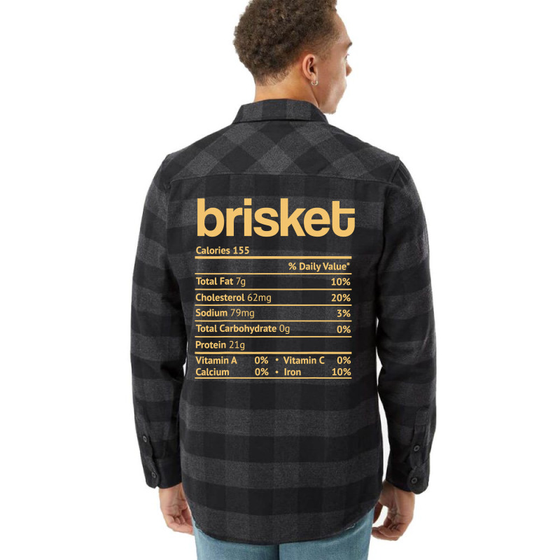 Brisket Nutrition Facts Funny Thanksgiving Jewish Hanukkah Flannel Shirt | Artistshot