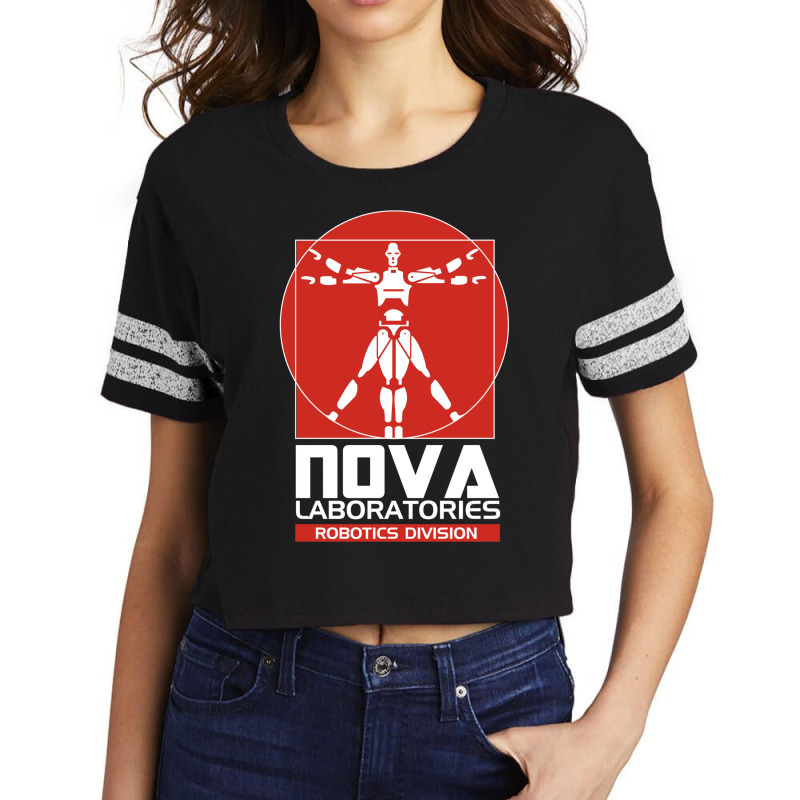 Nova Laboratories Robotics Division Scorecard Crop Tee by semiyayunbox | Artistshot