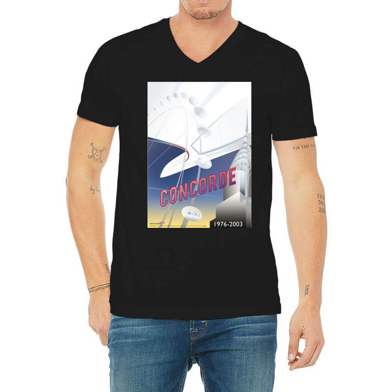 Concorde The Last Elegant Way To Travel By Air V-neck Tee | Artistshot