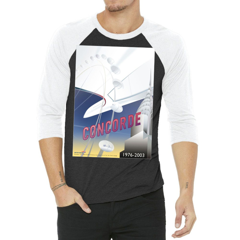 Concorde The Last Elegant Way To Travel By Air 3/4 Sleeve Shirt | Artistshot