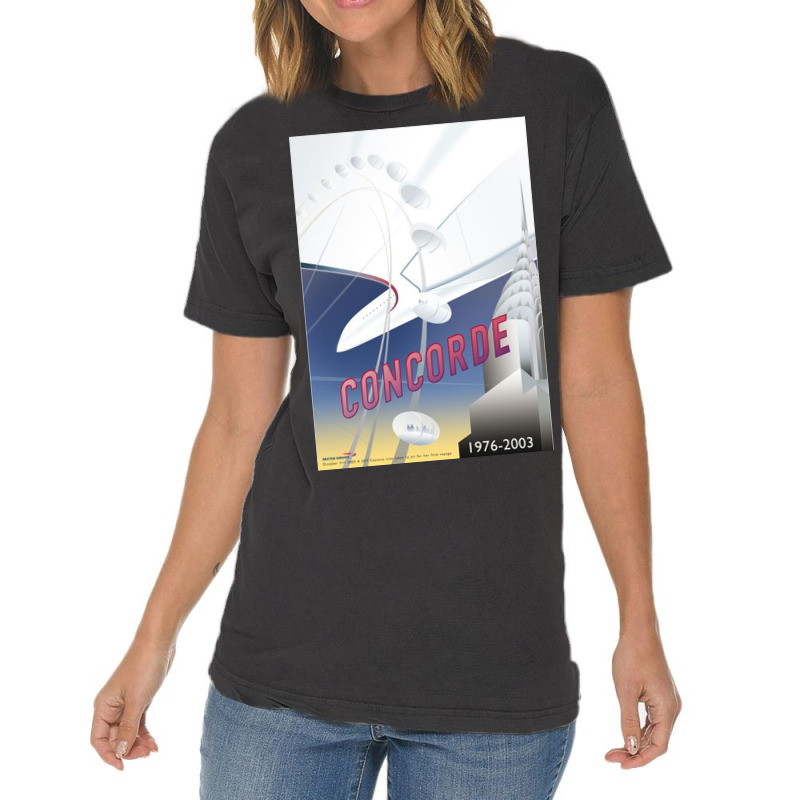 Concorde The Last Elegant Way To Travel By Air Vintage T-shirt | Artistshot