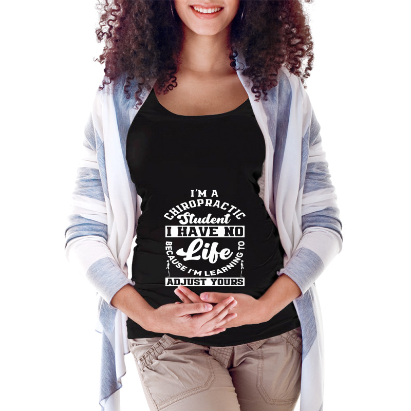 Chiropractor Degree Training Maternity Scoop Neck T-shirt by tambahwati | Artistshot