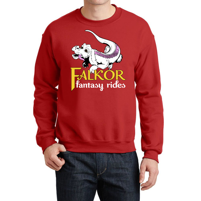 Falkor The Luck Dragon Fantasy Rides Crewneck Sweatshirt | Artistshot