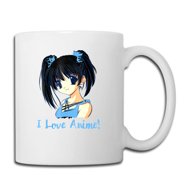 I Love Anime! Anime Girl Coffee Mug by FranklinTepper1 | Artistshot