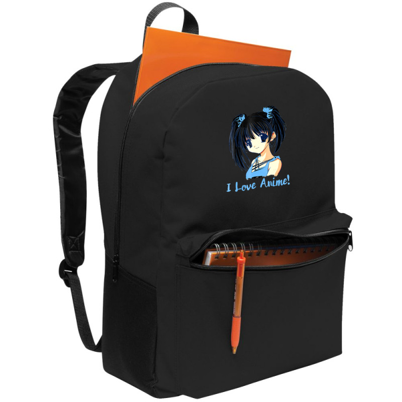 I Love Anime! Anime Girl Backpack by FranklinTepper1 | Artistshot