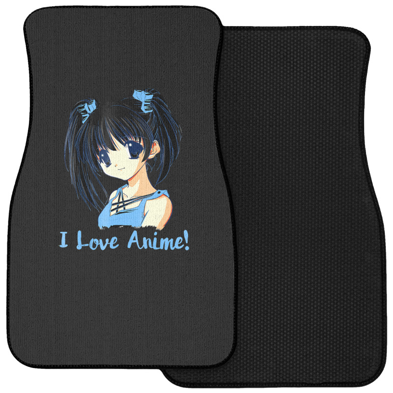 I Love Anime! Anime Girl Front Car Mat by FranklinTepper1 | Artistshot