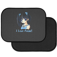 I Love Anime! Anime Girl Rear Car Mat | Artistshot