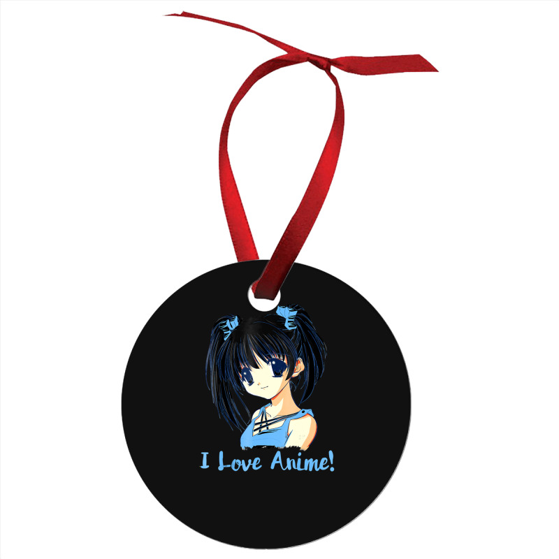 I Love Anime! Anime Girl Ornament by FranklinTepper1 | Artistshot