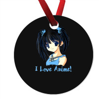 I Love Anime! Anime Girl Ornament | Artistshot