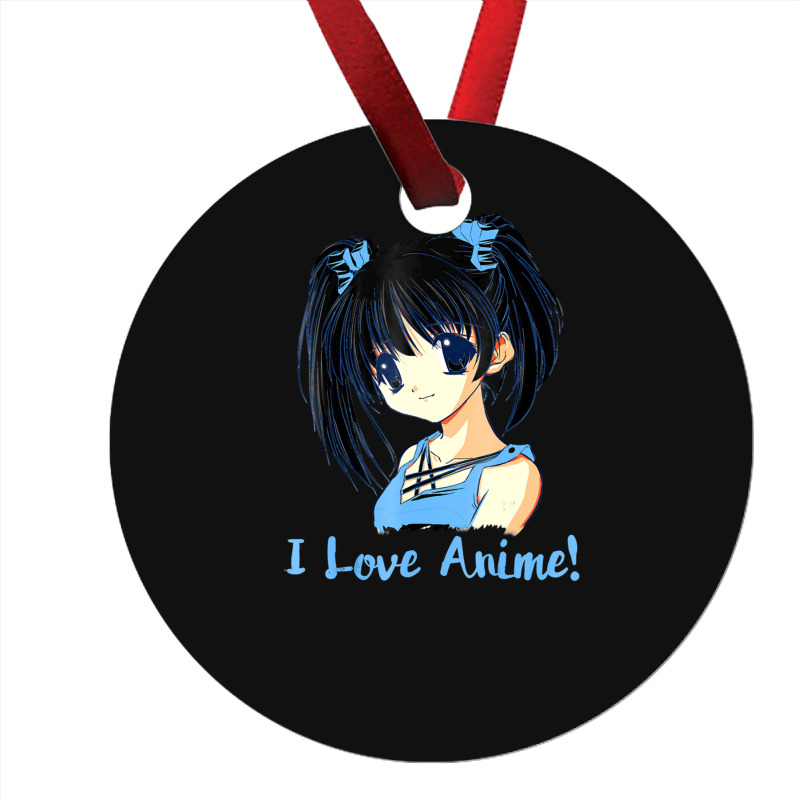 I Love Anime! Anime Girl Ornament by FranklinTepper1 | Artistshot