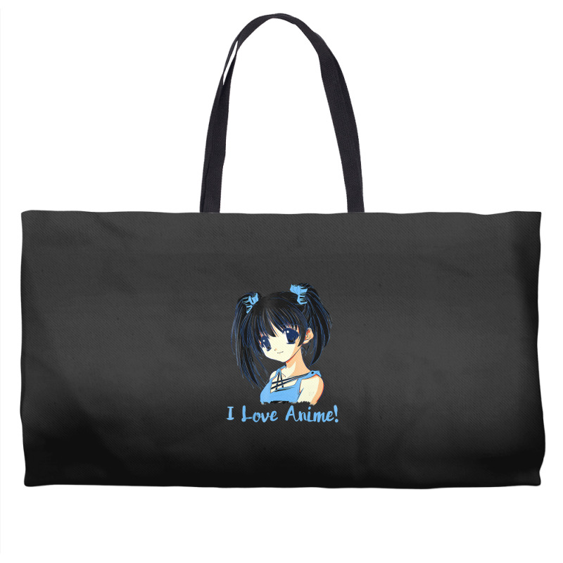 I Love Anime! Anime Girl Weekender Totes by FranklinTepper1 | Artistshot