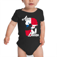 Caribbean Panama Flag Panamanian Creole Pride Afro Latina T Shirt Baby Bodysuit | Artistshot