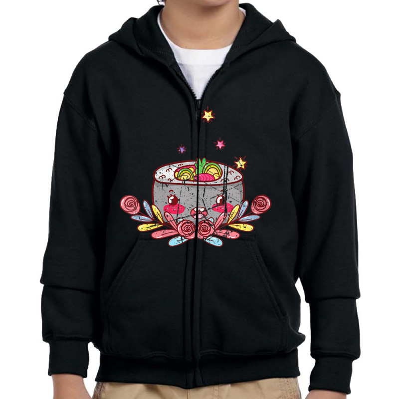 Womens Sushi Roll Lover Maki Japanese Food Cuisine Sushi Kawaii V-neck Youth Zipper Hoodie by tiennguyen | Artistshot