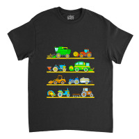 Kids Combine Harvester Farm Vehicles Tractor Boys Classic T-shirt | Artistshot