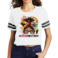 Latina Messy Bun Daycare Director Life Scorecard Crop Tee | Artistshot