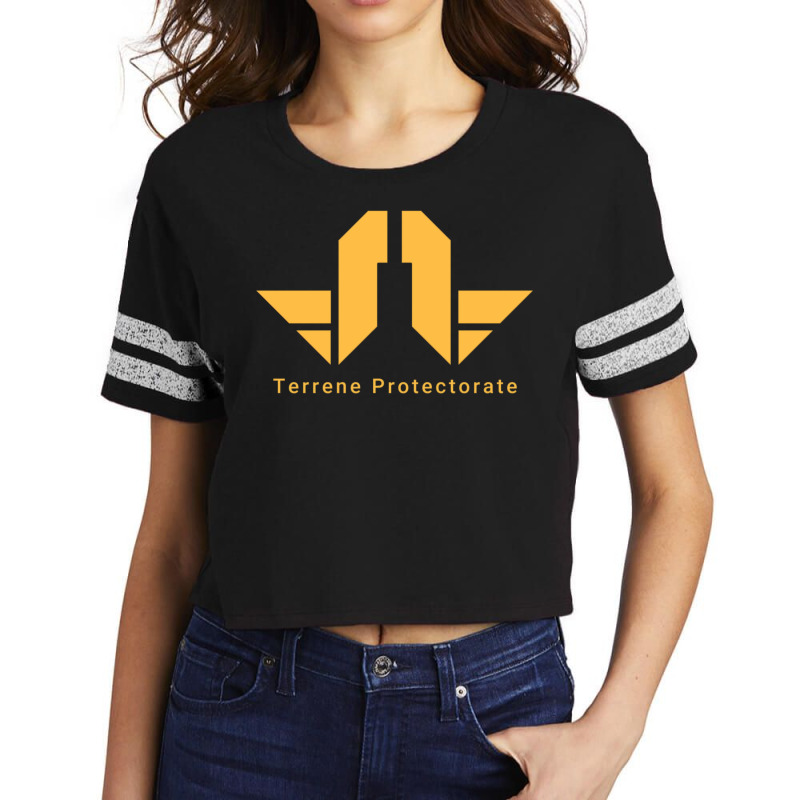 Starbound Terrenne Protectorate Scorecard Crop Tee by kyspiroli6 | Artistshot