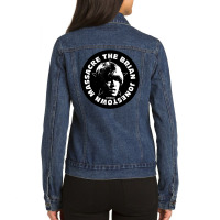 Brian Jonestown Ladies Denim Jacket | Artistshot