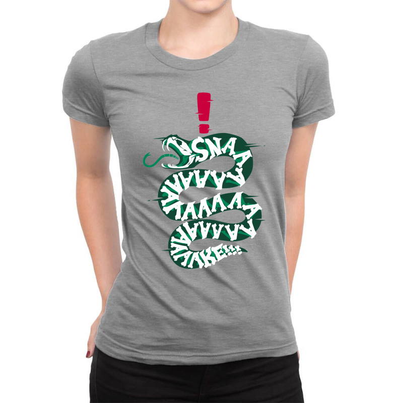 Snaaaake!   Solid Snake Metal Gear Tee Ladies Fitted T-Shirt by waiidennarx | Artistshot