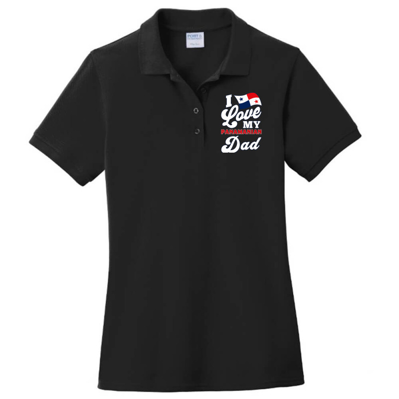 I Love My Panamanian Dad. Father's Day Premium T Shirt Ladies Polo Shirt by hamlerf | Artistshot