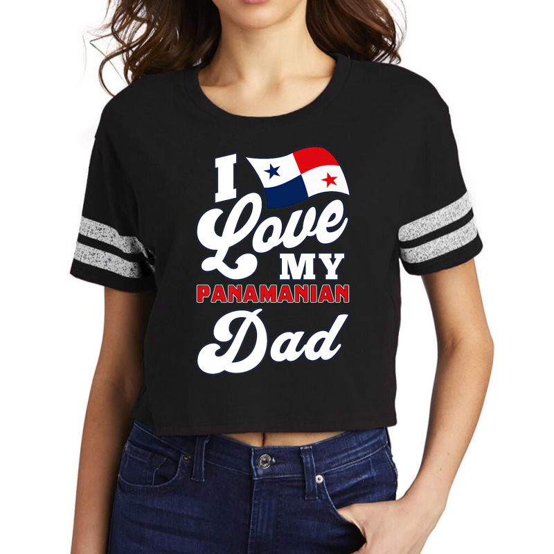 I Love My Panamanian Dad. Father's Day Premium T Shirt Scorecard Crop Tee by hamlerf | Artistshot