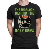 The Warlock Behind The Baby Brew, Halloween New Dad To Be T-shirt | Artistshot