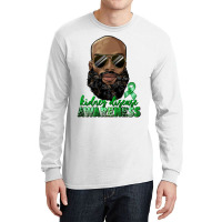 Kidney Disease Awareness Bald Black Man Long Sleeve Shirts | Artistshot