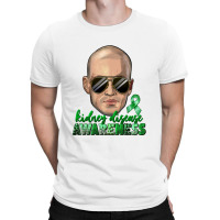 Kidney Disease Awareness Bald Man T-shirt | Artistshot