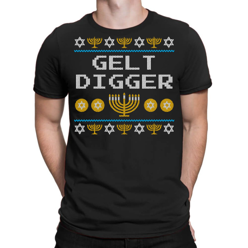 Funny Jewish Gelt Digger Hanukkah Chanukah T-shirt | Artistshot