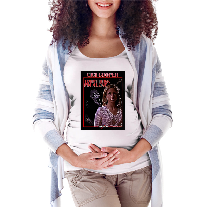 Why Do You Always Answer A Question With A Question Scream 2 Maternity Scoop Neck T-shirt by tackenkhloa | Artistshot