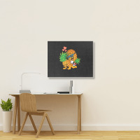 Upside Down Pineapple Swinger And Men Landscape Canvas Print | Artistshot